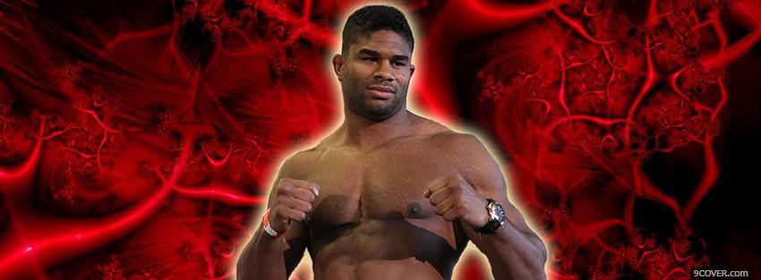 Photo alistair overeem red Facebook Cover for Free
