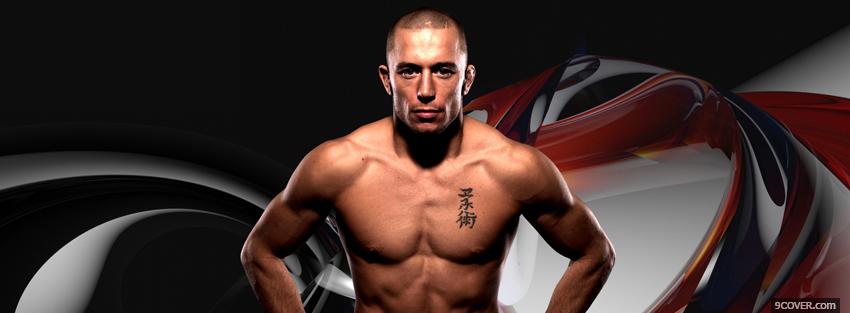 Photo george rush st pierre Facebook Cover for Free