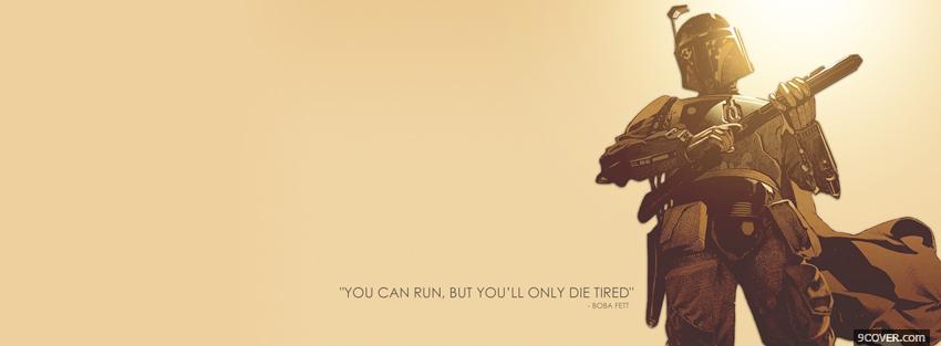Photo you can run quotes Facebook Cover for Free