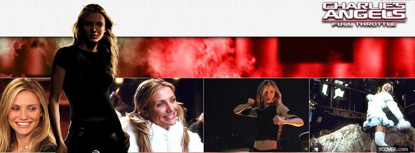 Photo cameron diaz in charlies angels Facebook Cover for Free