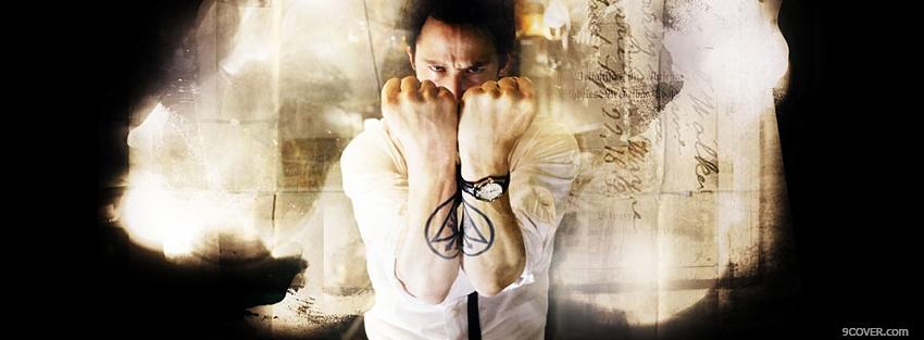 Photo movie constantine tattoo Facebook Cover for Free
