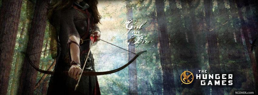 Photo the hunger games in the forest Facebook Cover for Free