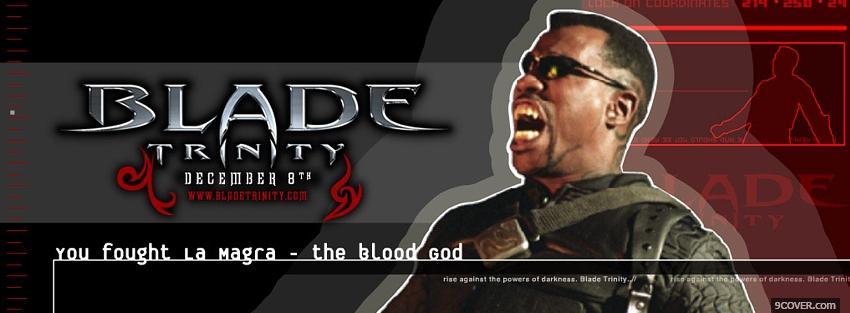 Photo blade trinity vampire movie Facebook Cover for Free