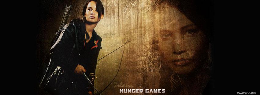Photo movie katniss the hunger games Facebook Cover for Free