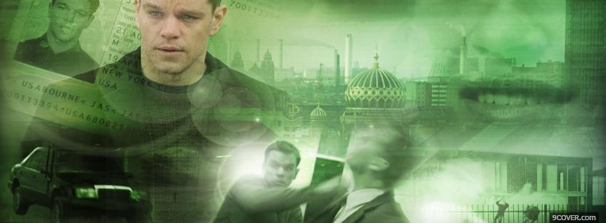 Photo movie the bourne supremacy Facebook Cover for Free