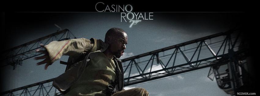 Photo movie casino royale running Facebook Cover for Free