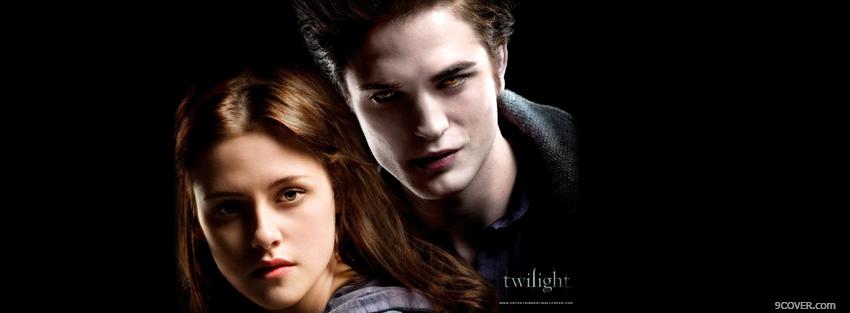Photo movie twilight couple Facebook Cover for Free
