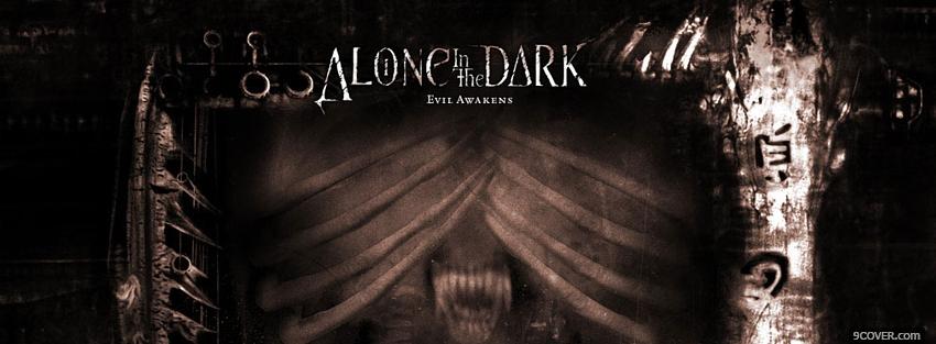 Photo movie scary alone in the dark Facebook Cover for Free