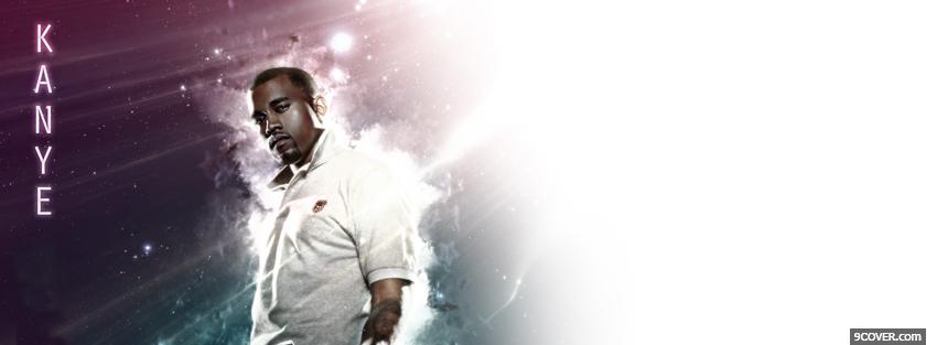 Photo kanye west in space Facebook Cover for Free