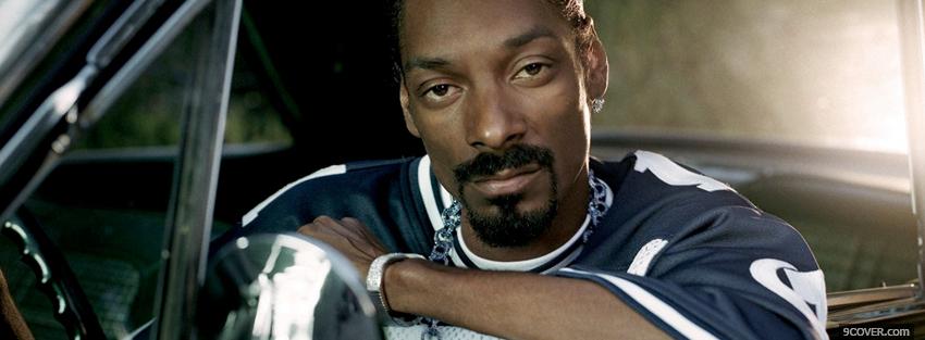 Photo snoop dogg in a car Facebook Cover for Free