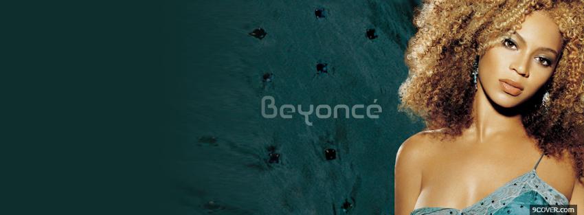 Photo beyonce with big hair music Facebook Cover for Free