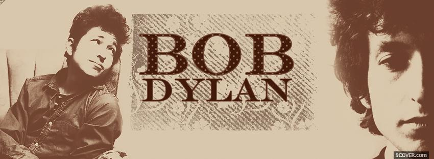Photo music bob dylan Facebook Cover for Free