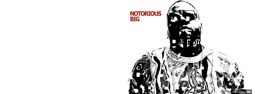Photo rapper the notorious big Facebook Cover for Free