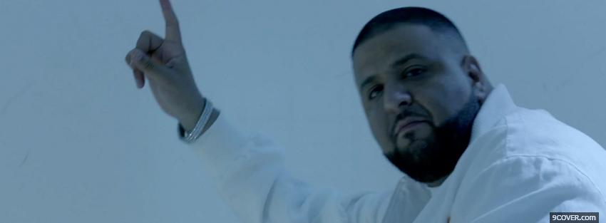 Photo dj khaled hand in the air Facebook Cover for Free
