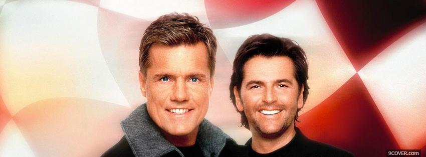 Photo modern talking smiling music Facebook Cover for Free