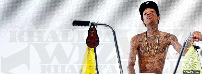 Photo wiz khalifa with bike music Facebook Cover for Free