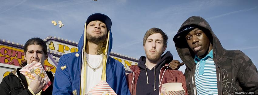 Photo gym class heroes group Facebook Cover for Free