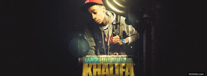 Photo rapper wiz khalifa music Facebook Cover for Free