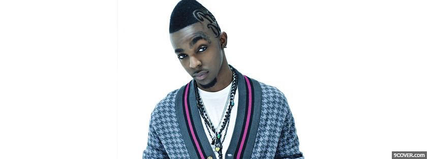 Photo roscoe dash standing seriously music Facebook Cover for Free