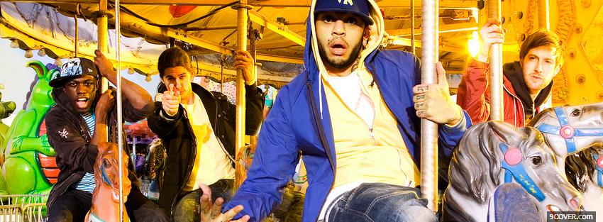 Photo gym class heroes and carousel Facebook Cover for Free