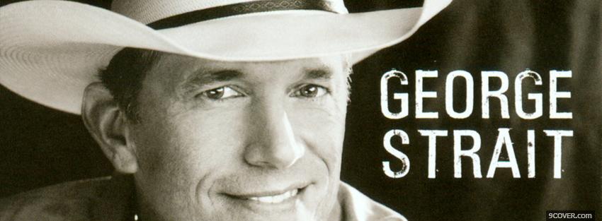 Photo music george strait Facebook Cover for Free