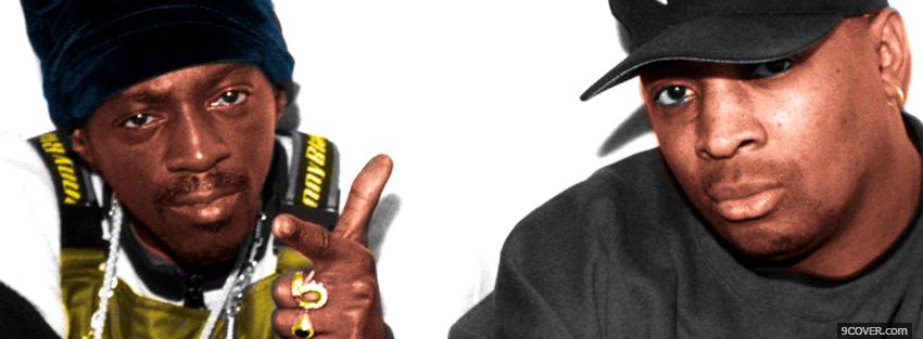 Photo chuck d with flavor flav Facebook Cover for Free