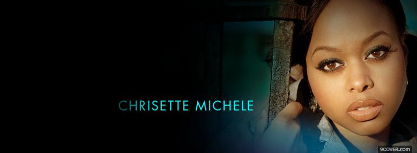Photo music chrisette michele Facebook Cover for Free