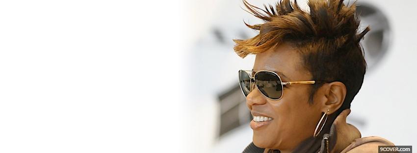 Photo mc lyte short hair Facebook Cover for Free