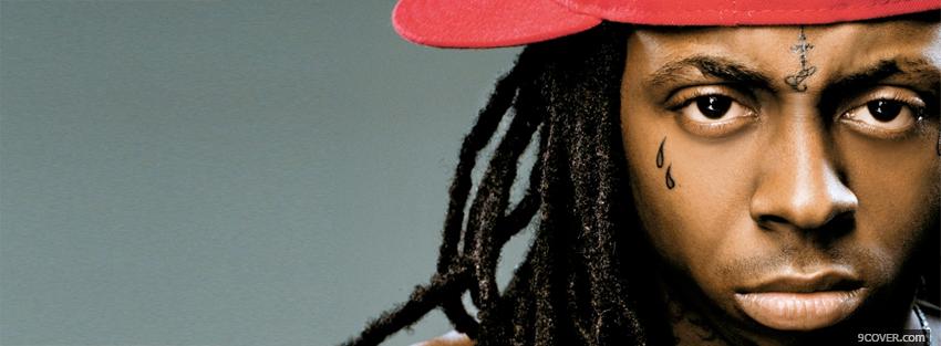Photo music lil wayne with tattoos Facebook Cover for Free