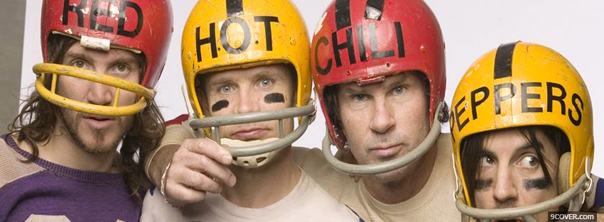 Photo red hot chili peppers Facebook Cover for Free