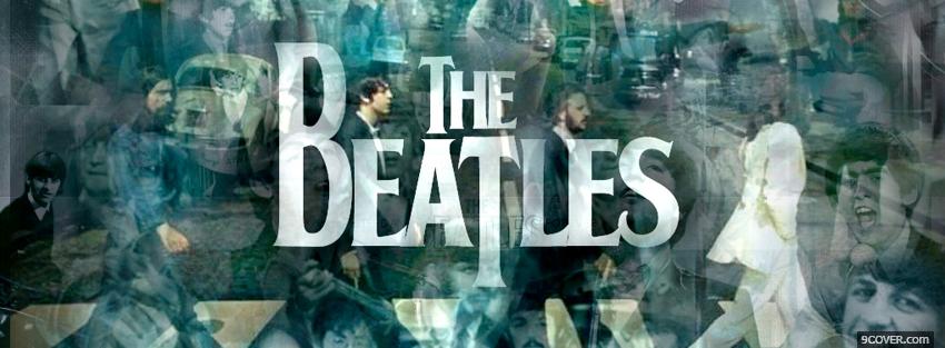 Photo the beatles band music Facebook Cover for Free