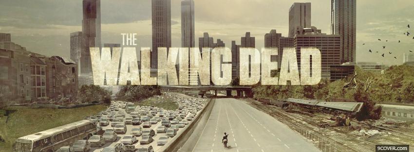 Photo tv shows the walking dead Facebook Cover for Free