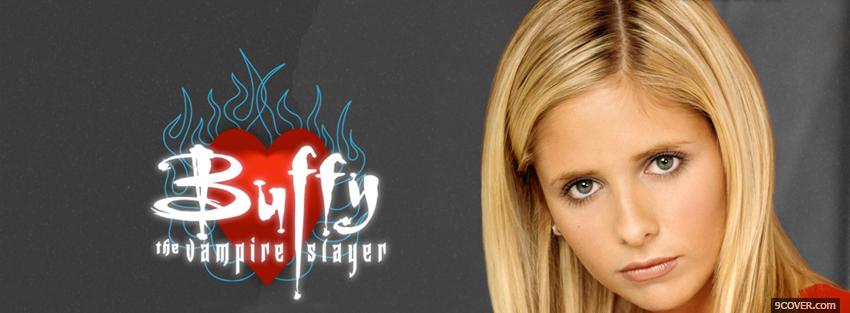 Photo tv shows buffy serious Facebook Cover for Free