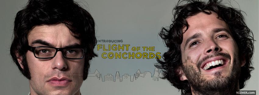 Photo crew of flight of the conchords Facebook Cover for Free