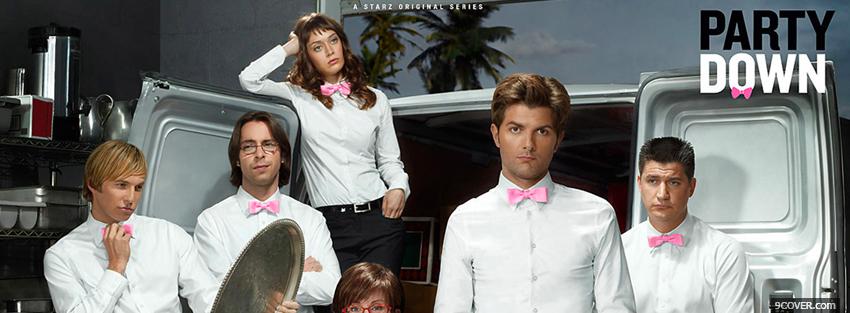 Photo tv shows party down cast Facebook Cover for Free