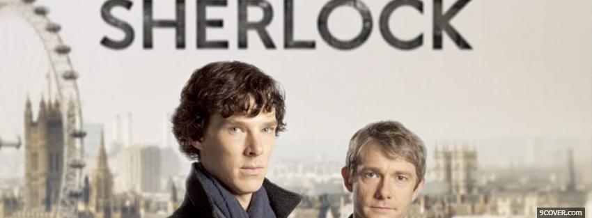 Photo tv shows sherlock with men Facebook Cover for Free
