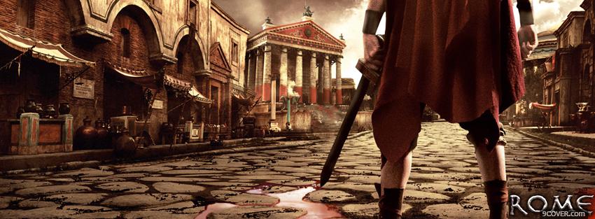 Photo tv shows rome city Facebook Cover for Free