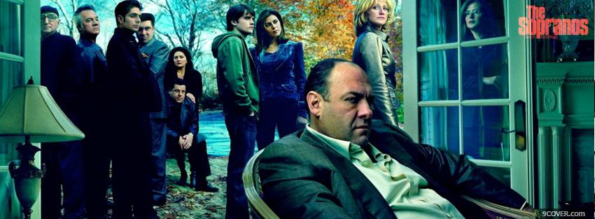 Photo the sopranos the whole cast Facebook Cover for Free