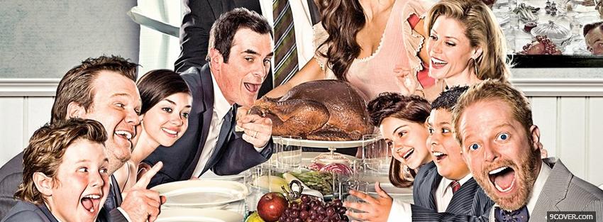 Photo tv shows modern family tv Facebook Cover for Free
