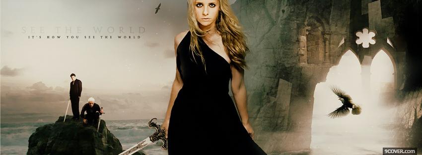 Photo tv shows buffy see the world Facebook Cover for Free