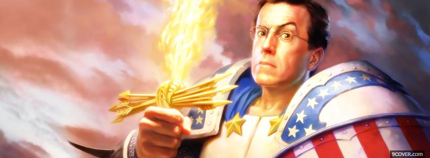 Photo tv shows stephen colbert Facebook Cover for Free