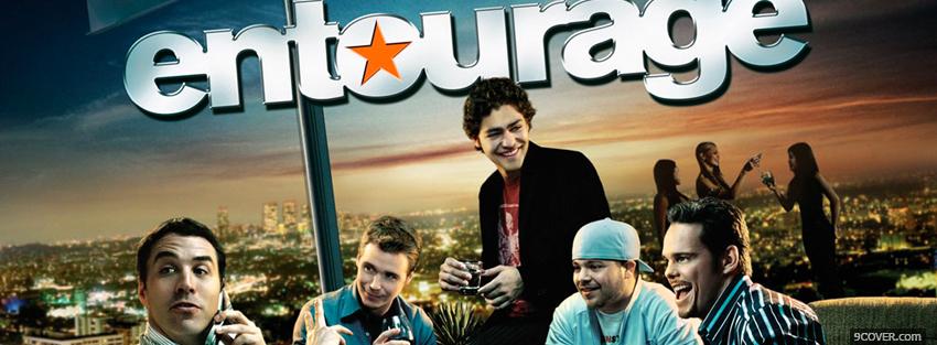 Photo tv shows entourage the cast Facebook Cover for Free