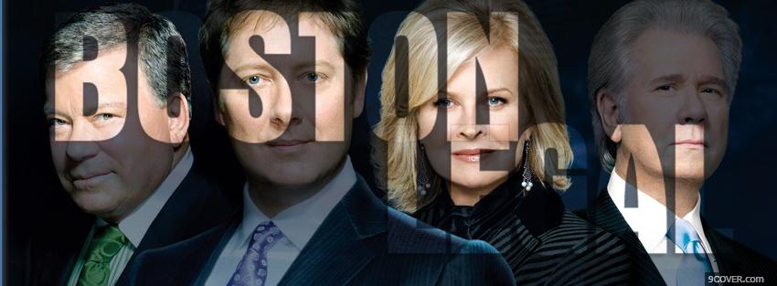 Photo tv shows boston legal Facebook Cover for Free
