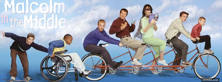 Photo tv shows malcom in the middle Facebook Cover for Free