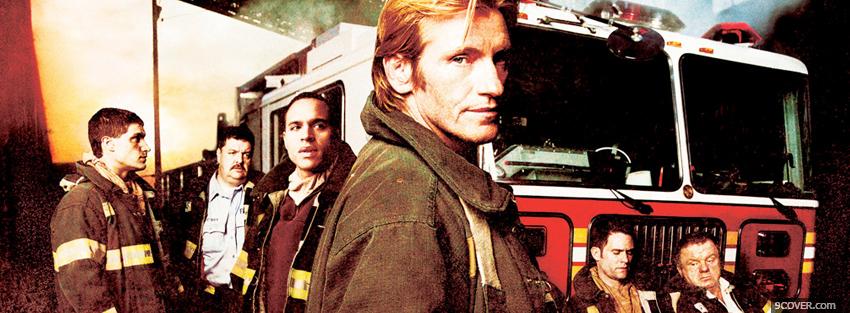 Photo tv shows rescue me fireman Facebook Cover for Free