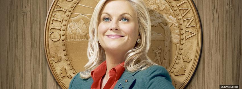 Photo amy poehler in parks and recreation Facebook Cover for Free