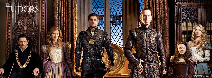 Photo cast of the tudors Facebook Cover for Free