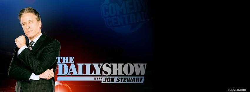 Photo the daily show Facebook Cover for Free