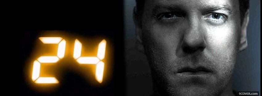 Photo kiefer sutherland as jack bauer Facebook Cover for Free