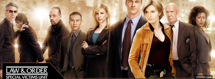 Photo tv shows law and order Facebook Cover for Free